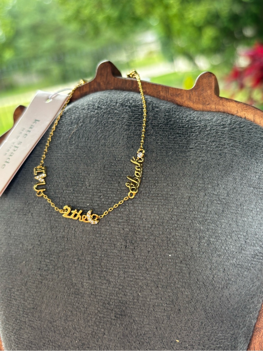 Kate Spade New York "True Love" I Love You To The Moon Bracelet.NWT - Picture 5 of 11